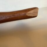 Empty pocket exotic wood teak three compartments