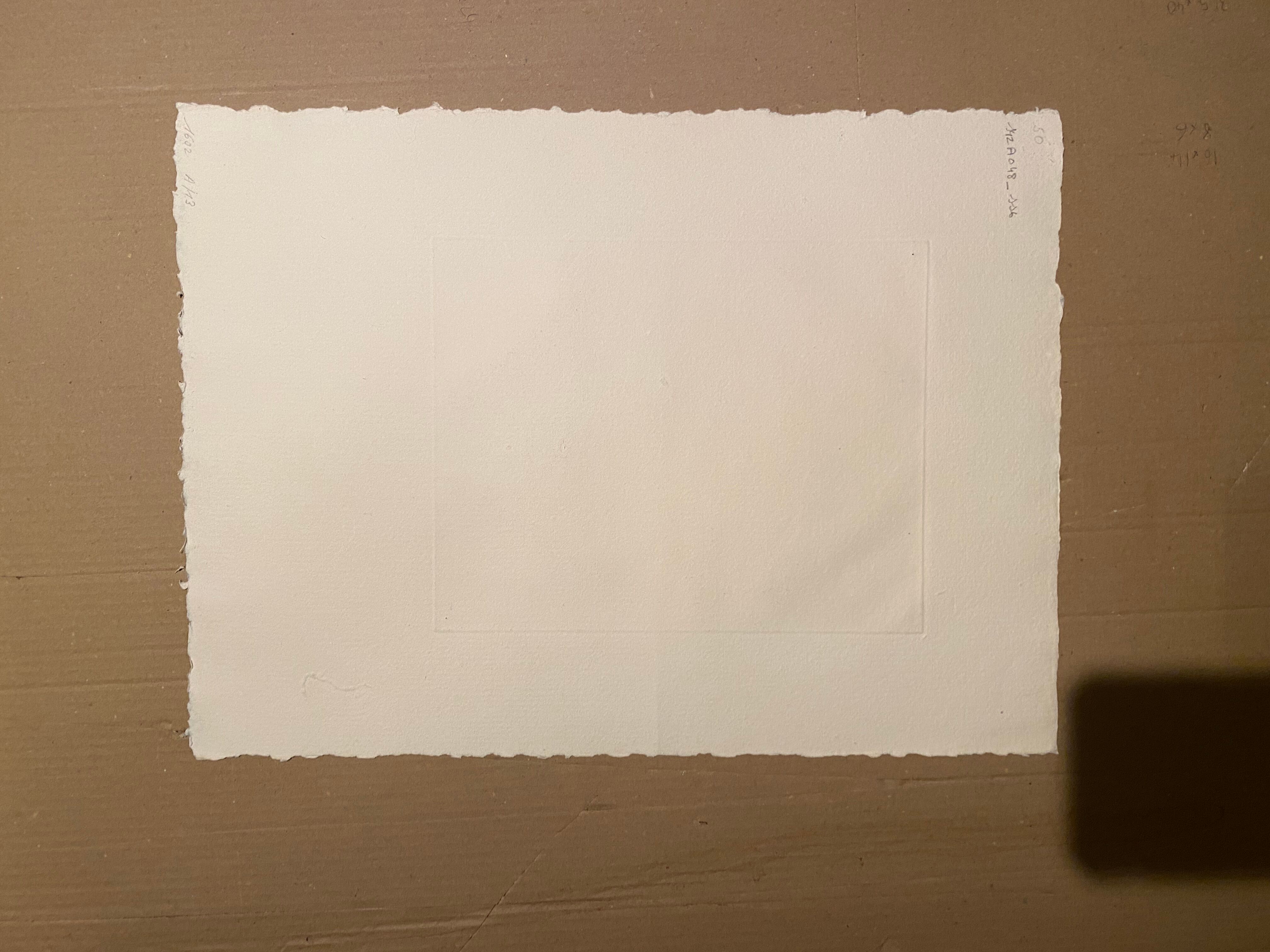 Lithographie originale signée et numérotée Max Papart - Le Cavalier
