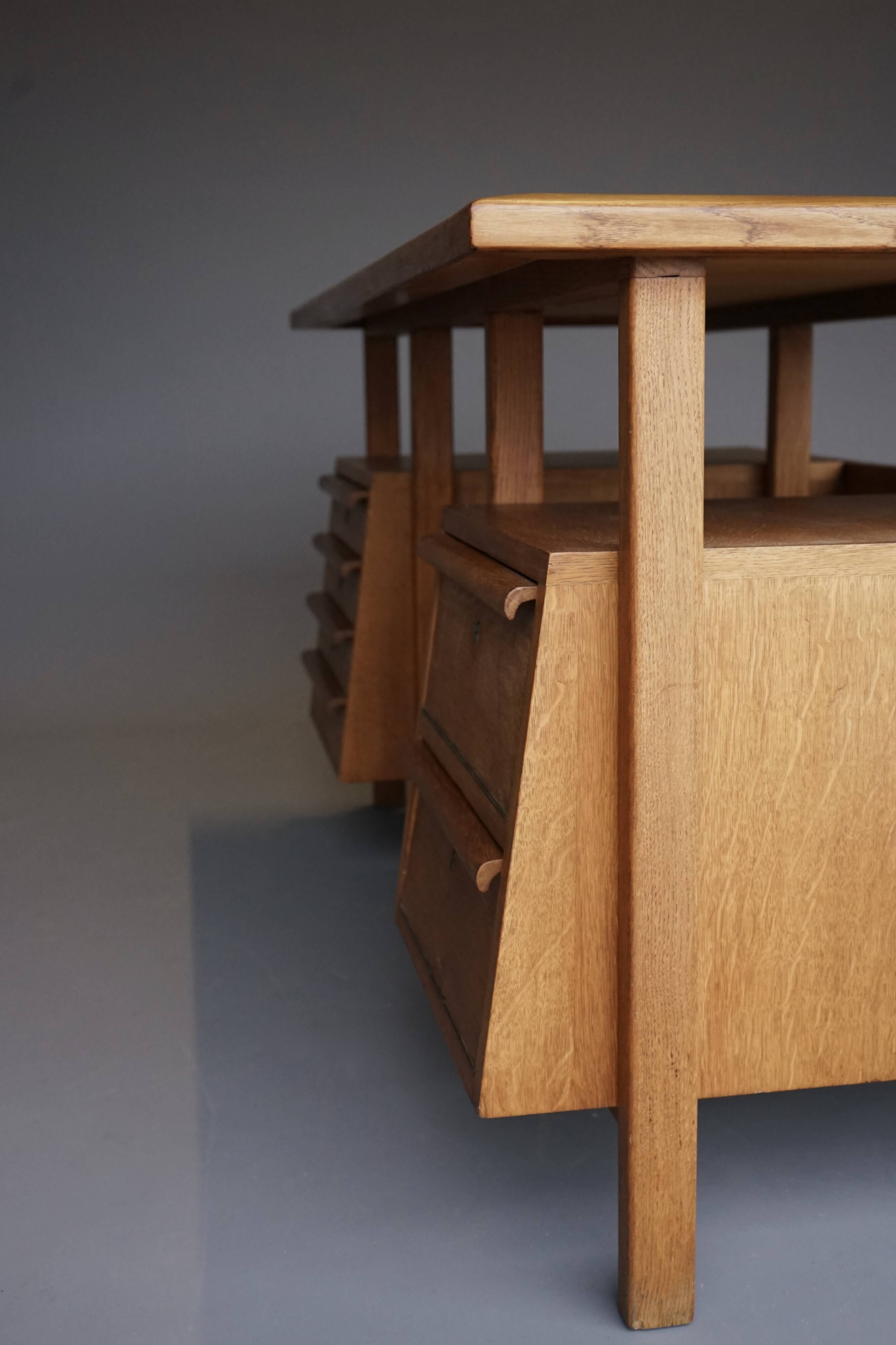 Oak desk. 1950s