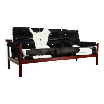 Gonzalo Córdoba, Mid-century Turiguano Mahogany Sofa, DUJO , Cuba, 1960s