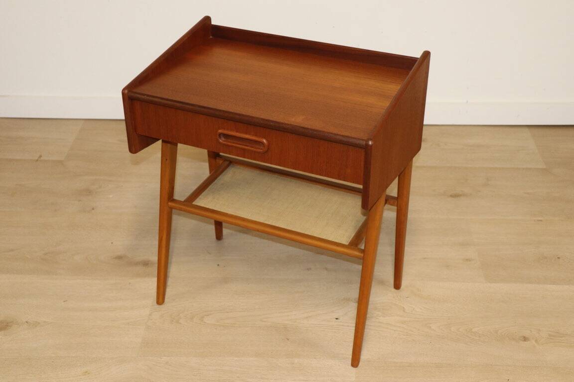 Scandinavian teak bedside table, 1960