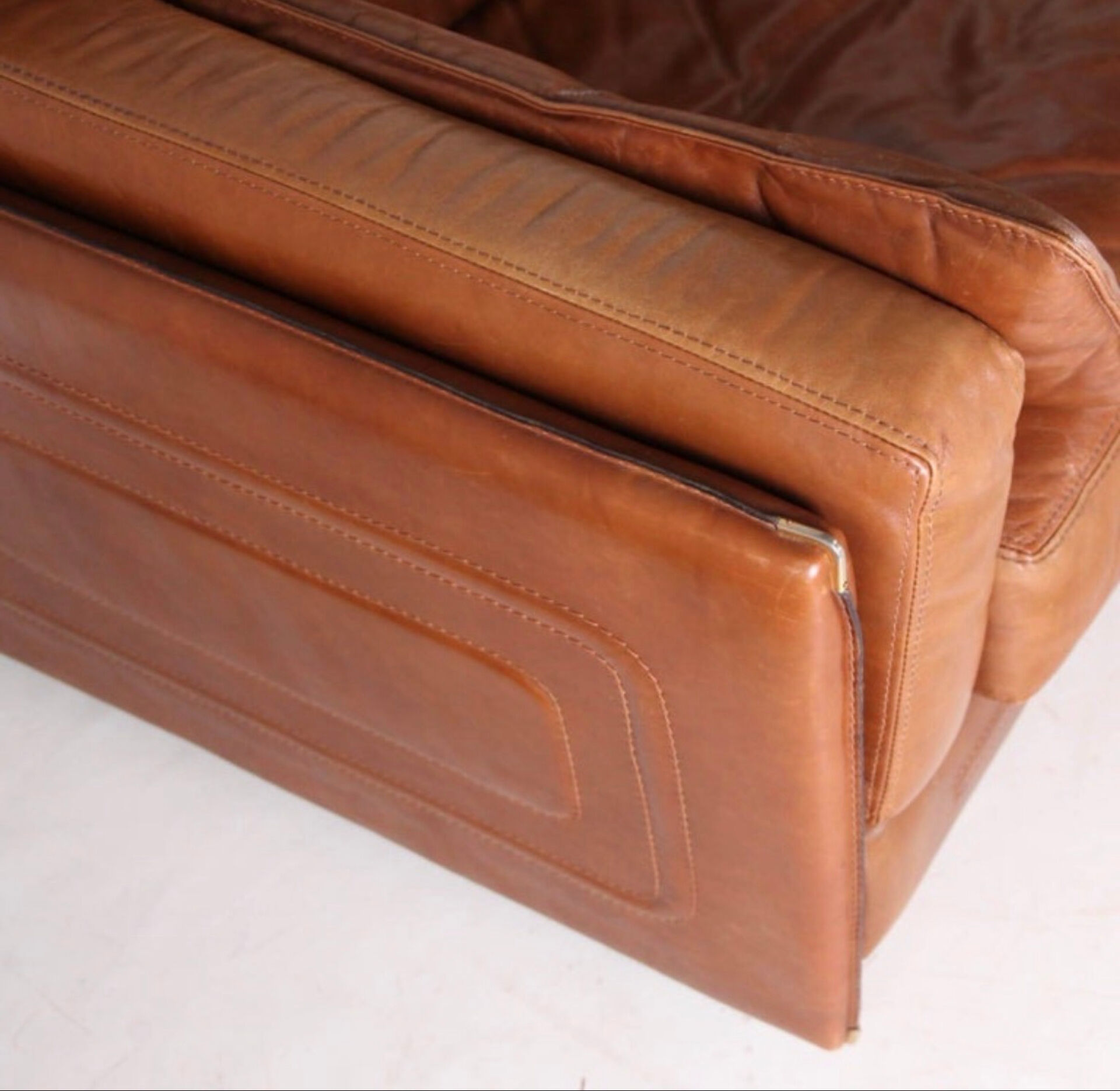 Canapé cuir 3 Roche Bobois