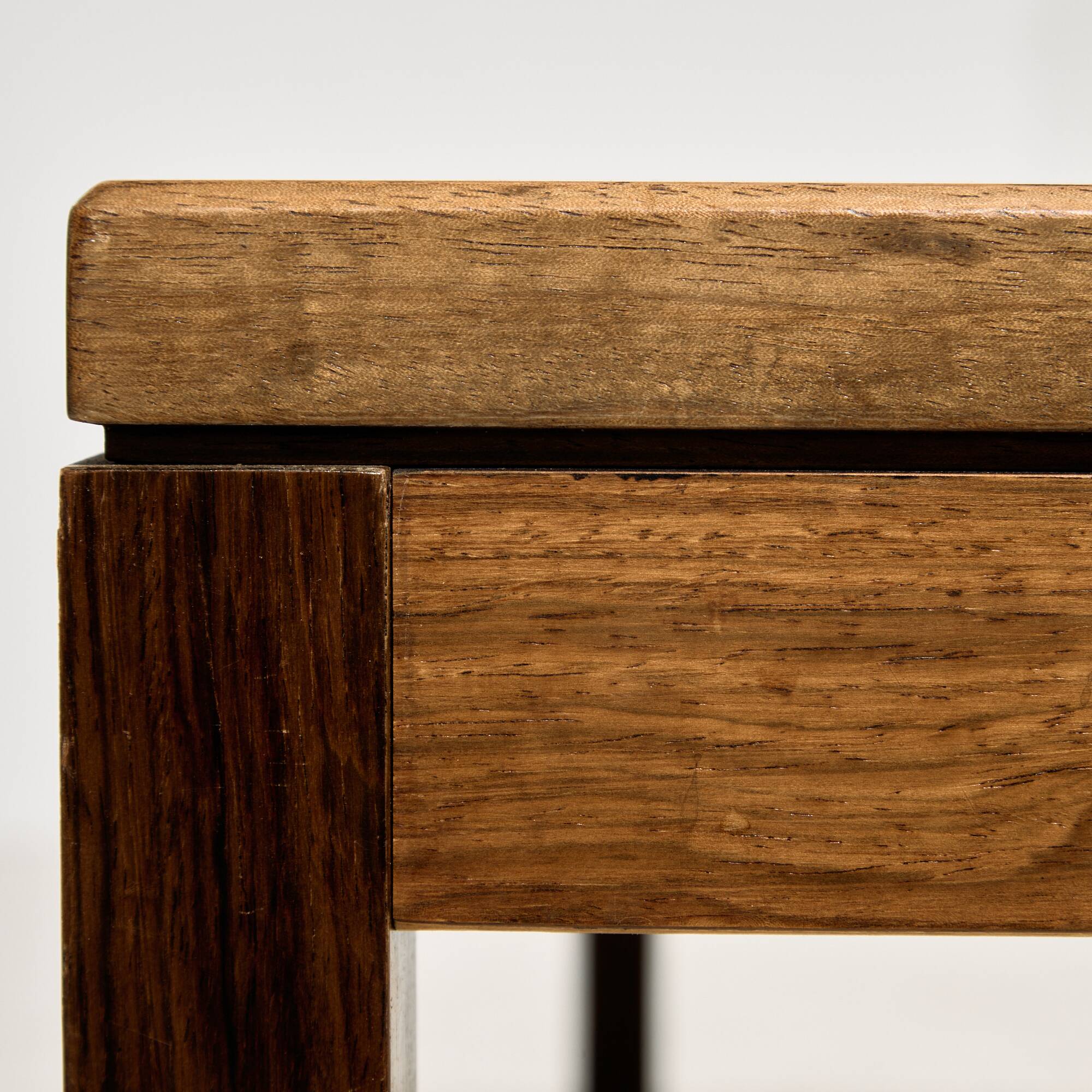Coffee table in rosewood and ceramic by Lisbeth Sallingboe