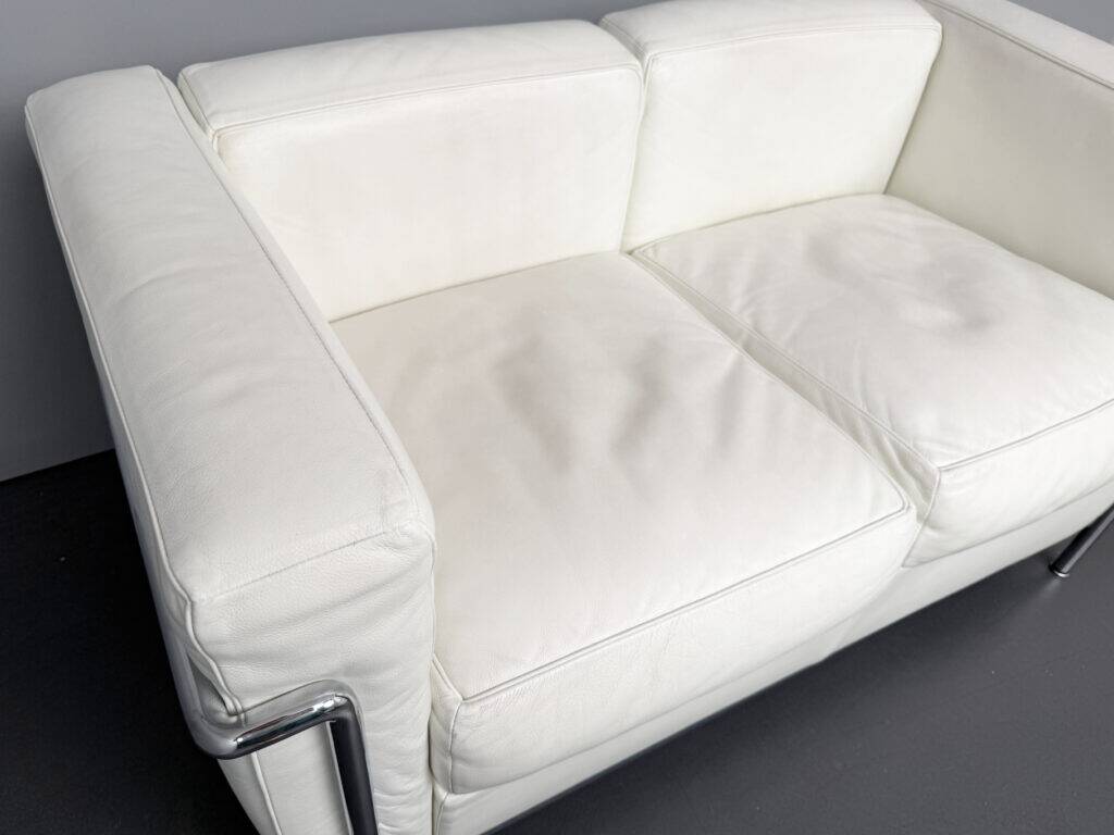 LC2 2-seater sofa by Le Corbusier for Cassina, Italy, 2000s