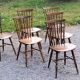 Set de 6 chaises de bistrot Baumann vintage des années 60