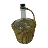 Transparent wicker demijohn - 2 liters