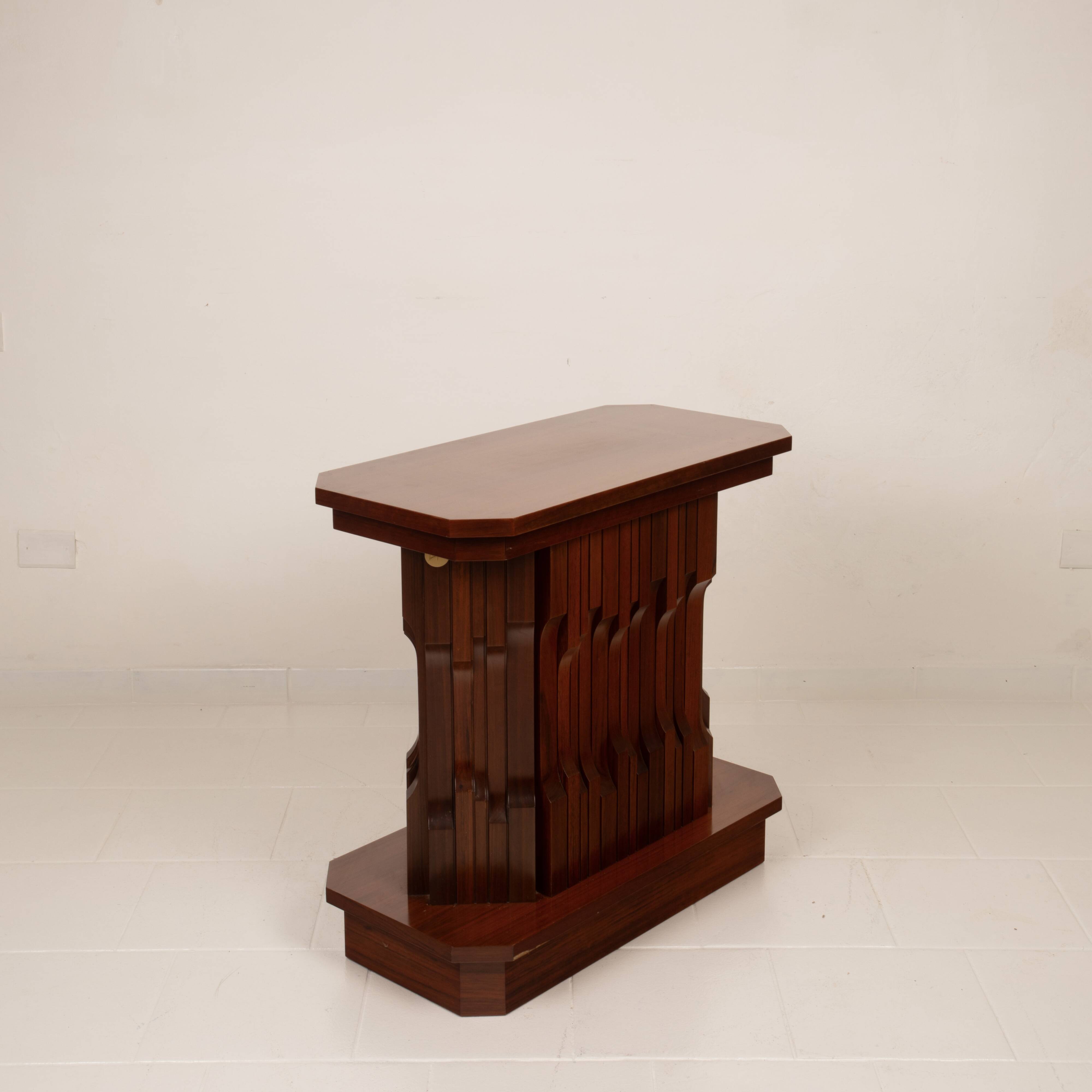 Sculptural multifunctional “Norman” base by Luciano Frigerio — Unique piece