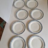 Set of 14 Terre de fer Salins plates, Castellane model