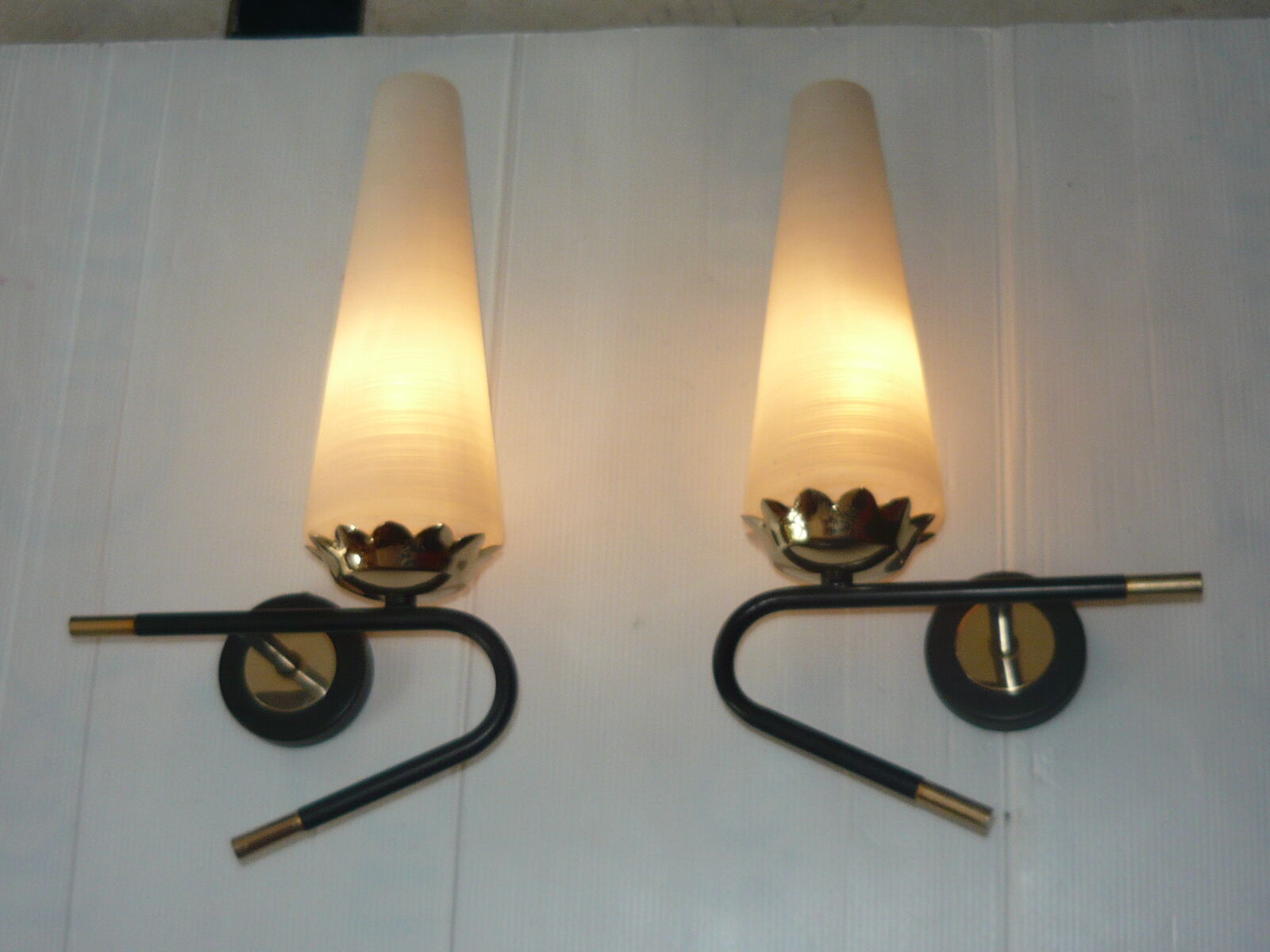 Pair of vintage arlus appliques 1950s