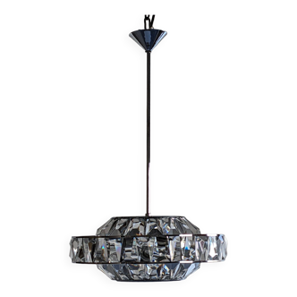 Space age crystal chandelier by Kinkeldey 60s/70s