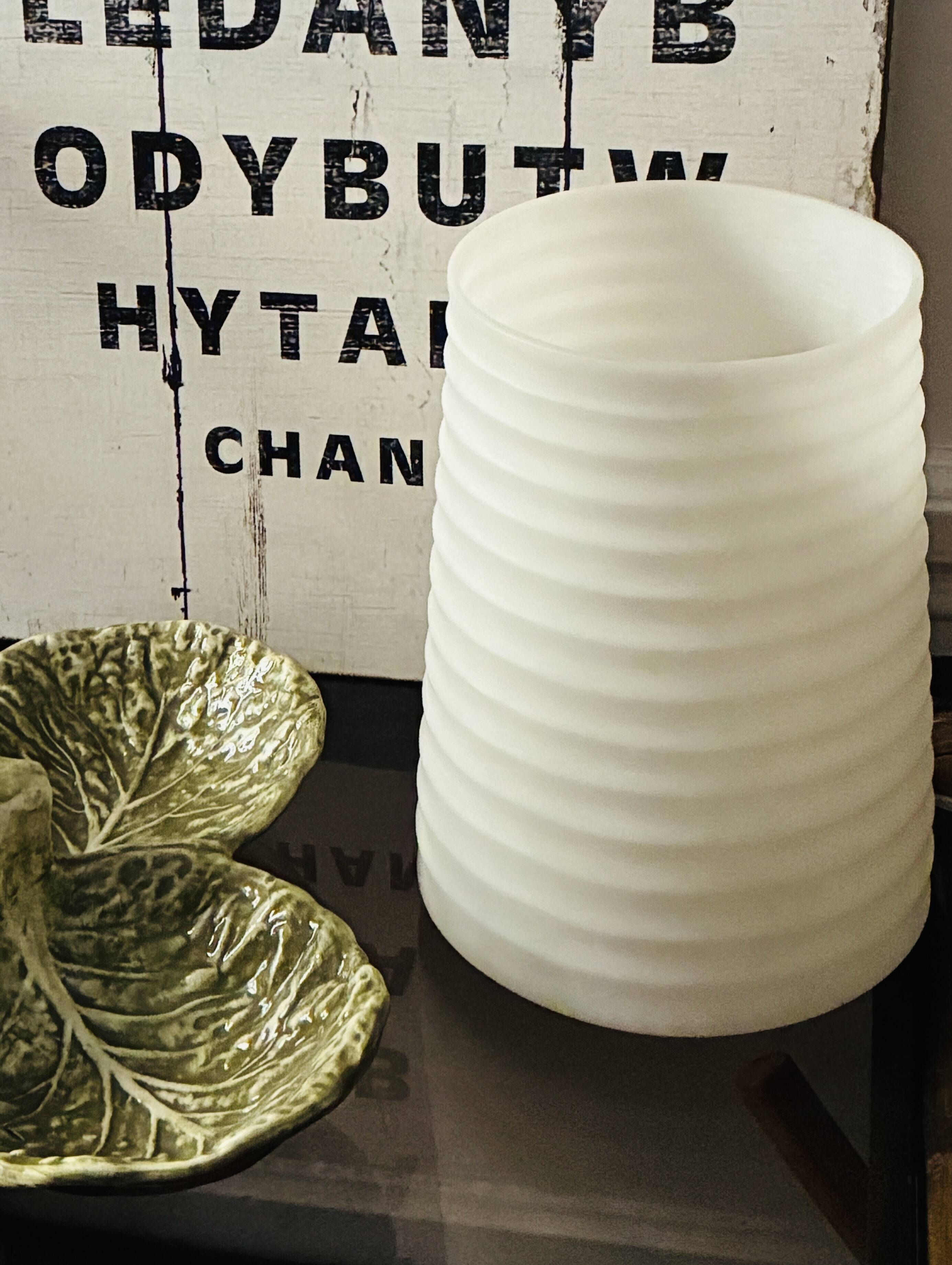 Lampe cylindre façon lampion
