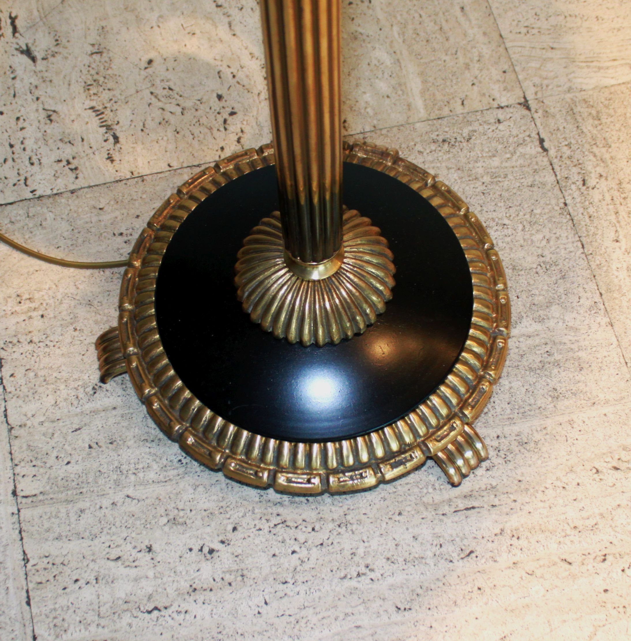 Lampadaire Napoléon à pampilles