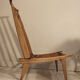 Fauteuil chaise vintage en bois