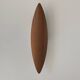 XL vintage wall lamp, thermoformed wood, France, 1970