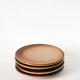 Set of 4 stoneware dessert plates, Design, 1970