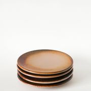 Set of 4 stoneware dessert plates, Design, 1970