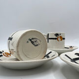 Set of 4 badonviller cups