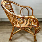 Child's rattan armchair