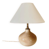 Ball lamp, new fabric cable, cotton lampshade.