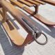 Antique wooden sled with metal runners