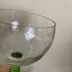 Green stemmed glasses