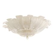 Paire de plafonniers en verre de Murano