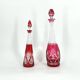 Crystal caraffe or decanters by Val Saint Lambert, 1960s