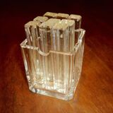 Square pot with glass knife holder