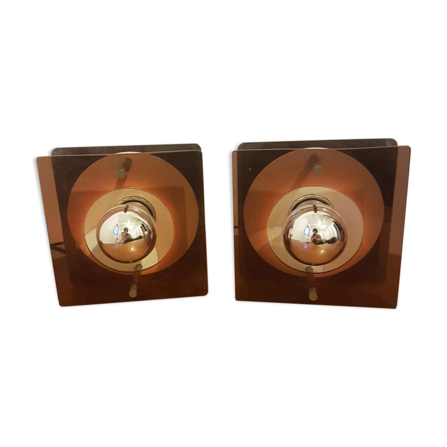 Wall light 70s by Jocelyne Trocmé