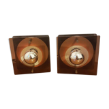 Wall light 70s by Jocelyne Trocmé