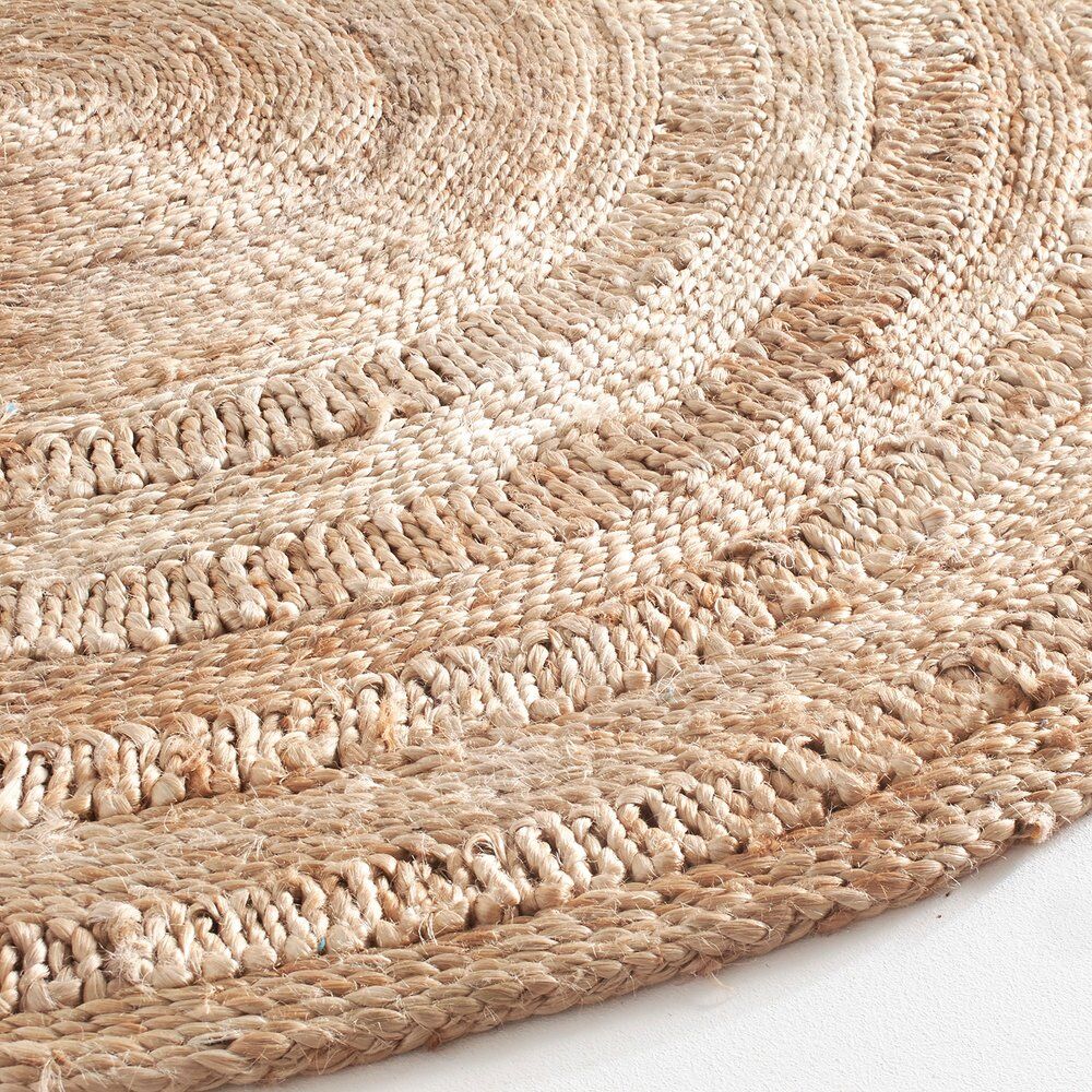 Round rug in straw 18 150cm