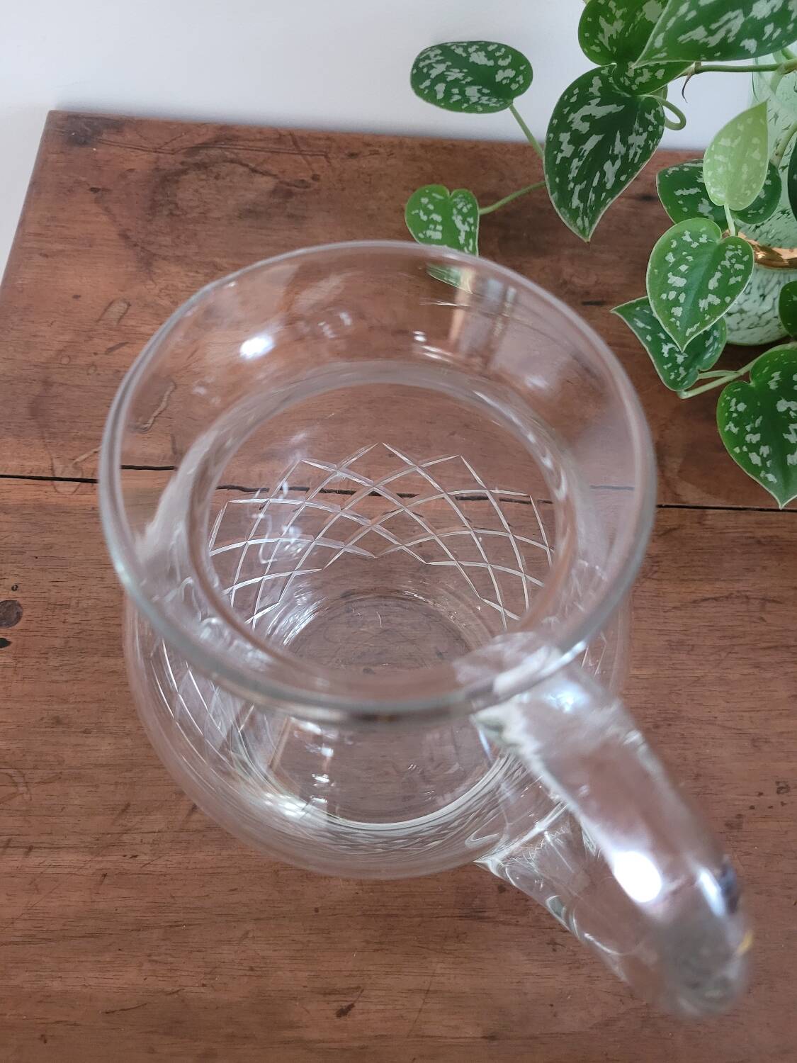 Pitcher No. 3 in chiseled / cut crystal