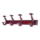 1930 wooden coat rack with 4 hooks
