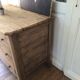 Old chest of drawers stripped