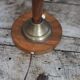 Art deco wooden lamp base, vintage wooden lamp, table lamp
