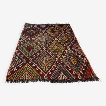 Tapis kilim turc vintage, 97 x 70 cm