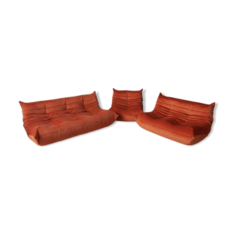 Set of 3 sofas Togo  model designed by Michel Ducaroy 1973