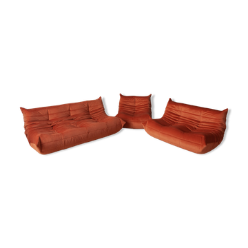 Set of 3 sofas Togo  model designed by Michel Ducaroy 1973