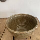 Salad bowl, 6 ramekins signed F. Baudat