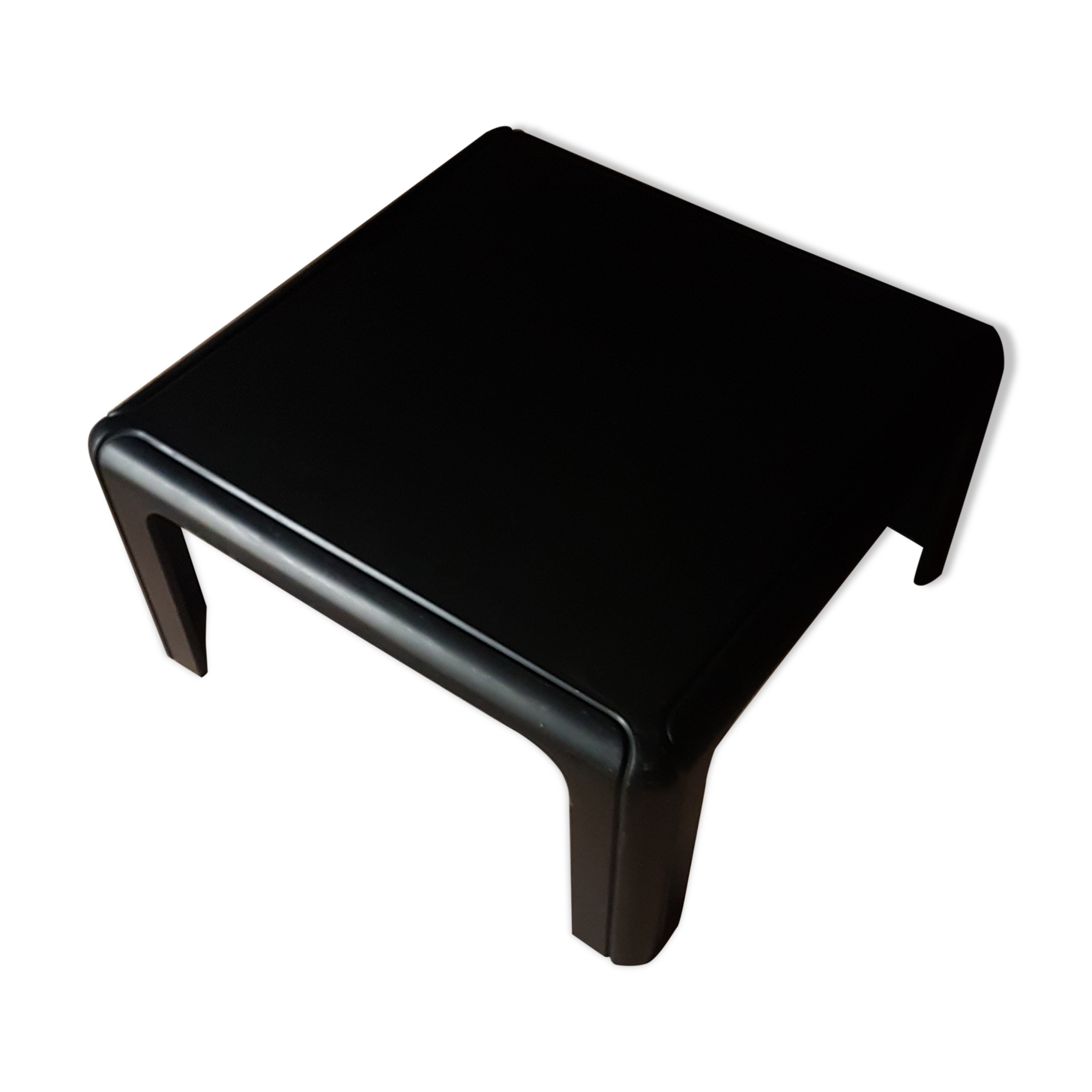 Gae Aulenti plastic black table