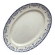 Oval ironstone dish "La Vallière" Creil and Montereau