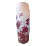 Legras vase ruby series Clisson model