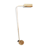 Modernist brass floor lamp deknudt 1970 vintage