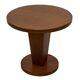 Vintage side table art deco style 80s wood minimalist design