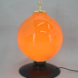Postmodern orange glass table/floor lamp, 2000s