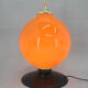 Postmodern orange glass table/floor lamp, 2000s