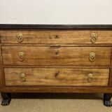 Empire chest of drawers returned from Egypt