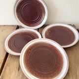 Set of 15 cm ceramic bread plates