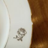 12 dessert plates in Limoges porcelain