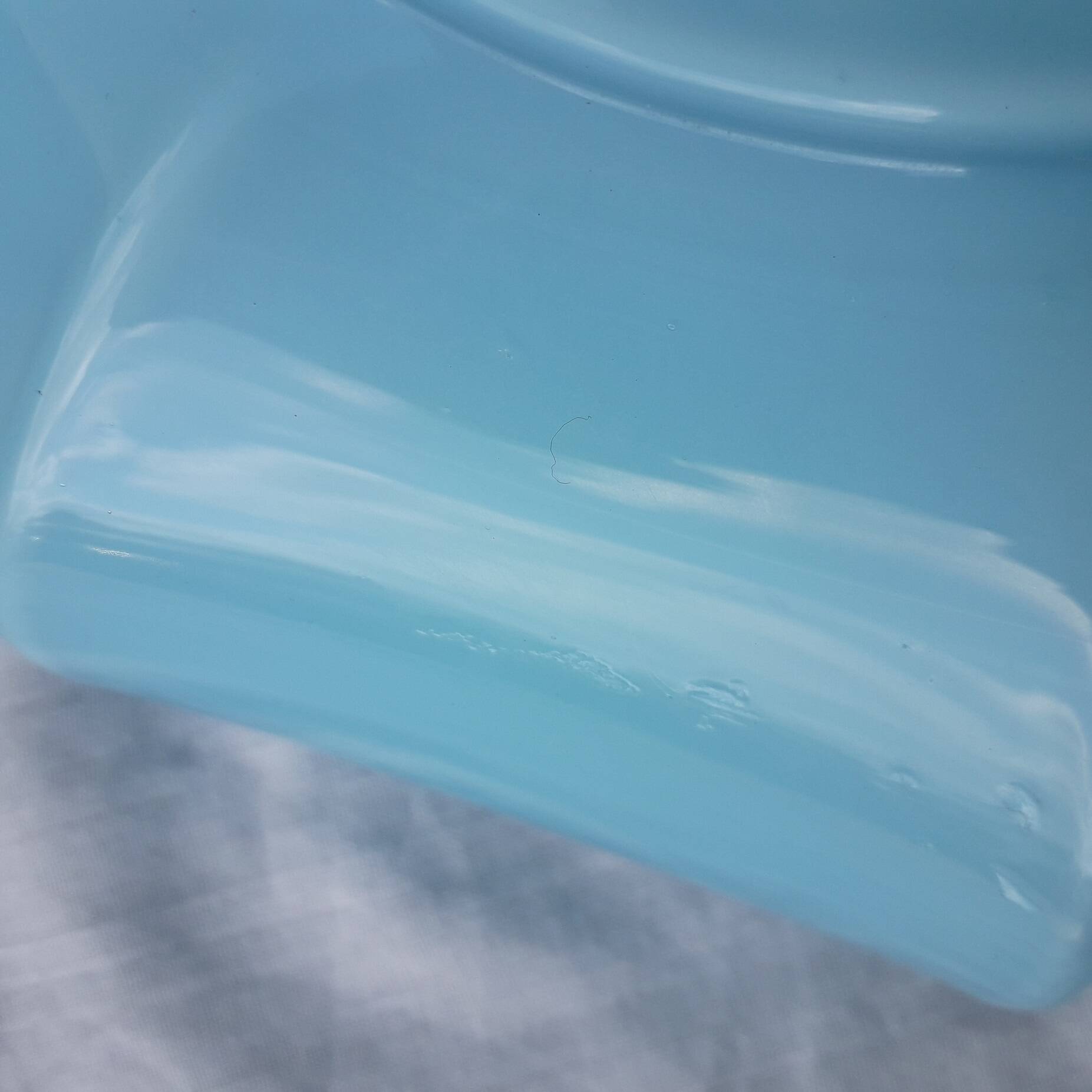 Abat-jour bleu Art Déco